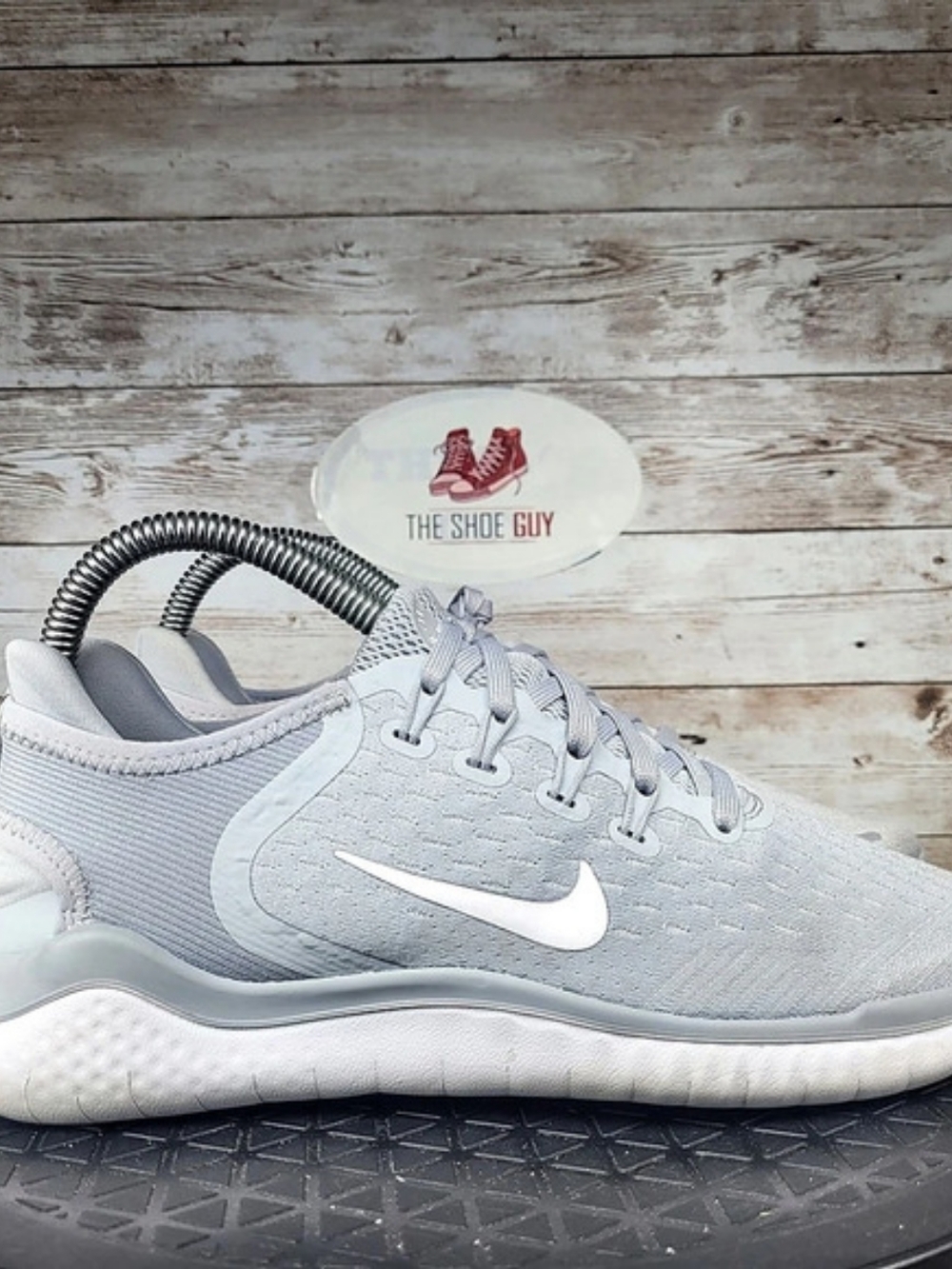 Nike Free RN 2018 Athletic Sneakers White & Gray US 6.5